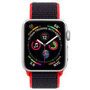 Simple Fashion Nylon Watch Band for Apple Watch Series 7 45mm / 6 & SE & 5 & 4 44mm / 3 & 2 & 1 42mm, with Magic Stick(Red)