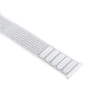 Simple Fashion Nylon Watch Band for Apple Watch Series 7 45mm / 6 & SE & 5 & 4 44mm / 3 & 2 & 1 42mm, with Magic Stick(Silver)