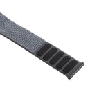 Simple Fashion Nylon Watch Band for Apple Watch Series 7 45mm / 6 & SE & 5 & 4 44mm / 3 & 2 & 1 42mm, with Magic Stick(Space Grey)