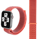 Simple Fashion Nylon Watch Band for Apple Watch Series 7 45mm / 6 & SE & 5 & 4 44mm / 3 & 2 & 1 42mm, with Magic Stick(Apricot)