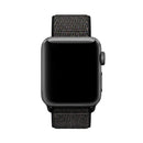 Simple Fashion Nylon Watch Band for Apple Watch Series 7 41mm / 6 & SE & 5 & 4 40mm / 3 & 2 & 1 38mm, with Magic Stick(Nightfall Black)
