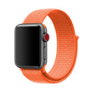Simple Fashion Nylon Watch Band for Apple Watch Series 7 41mm / 6 & SE & 5 & 4 40mm / 3 & 2 & 1 38mm, with Magic Stick(Orange)