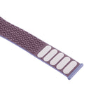 Simple Fashion Nylon Watch Band for Apple Watch Series 7 41mm / 6 & SE & 5 & 4 40mm / 3 & 2 & 1 38mm, with Magic Stick(Light Purple)