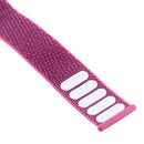 Simple Fashion Nylon Watch Band for Apple Watch Series 7 41mm / 6 & SE & 5 & 4 40mm / 3 & 2 & 1 38mm, with Magic Stick(Red Purple)