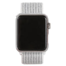 Simple Fashion Nylon Watch Band for Apple Watch Series 7 41mm / 6 & SE & 5 & 4 40mm / 3 & 2 & 1 38mm, with Magic Stick(Silver)
