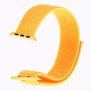 Simple Fashion Nylon Watch Band for Apple Watch Series 7 41mm / 6 & SE & 5 & 4 40mm / 3 & 2 & 1 38mm, with Magic Stick(Yellow)