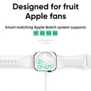 JOYROOM S-IW002 Ben Series 2 in 1 1.5m 3A Magnetic Charge Cable for Apple Watch(White)