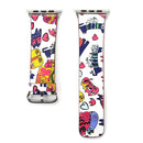 Fashion Pattern Genuine Leather Wrist Watch Band for Apple Watch Series 3 & 2 & 1 38mm