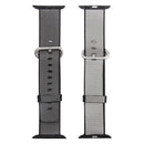 For Apple Watch 38mm Woven Nylon Watch Band(Black)