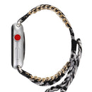 Clothes Wool Wrist Watch Band with Stainless Steel Buckle for Apple Watch Series 3 & 2 & 1 38mm(Black)