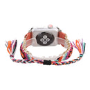 Clothes Wool Wrist Watch Band with Stainless Steel Buckle for Apple Watch Series 3 & 2 & 1 38mm(Orange)