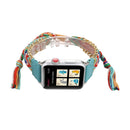 Clothes Wool Wrist Watch Band with Stainless Steel Buckle for Apple Watch Series 3 & 2 & 1 38mm(Blue)