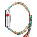 Clothes Wool Wrist Watch Band with Stainless Steel Buckle for Apple Watch Series 3 & 2 & 1 38mm(Blue)