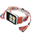 Clothes Wool Wrist Watch Band with Stainless Steel Buckle for Apple Watch Series 3 & 2 & 1 42mm(Orange)