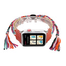 Clothes Wool Wrist Watch Band with Stainless Steel Buckle for Apple Watch Series 3 & 2 & 1 42mm(Orange)