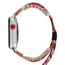 Clothes Wool Wrist Watch Band with Stainless Steel Buckle for Apple Watch Series 3 & 2 & 1 42mm(Orange)