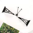 S-shaped Bracelet Stainless Steel Watch Band for Apple Watch Series 3 & 2 & 1 42mm(Black)