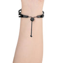 S-shaped Bracelet Stainless Steel Watch Band for Apple Watch Series 3 & 2 & 1 42mm(Black)