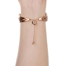 Flower Shaped Bracelet Stainless Steel Watch Band for Apple Watch Series 3 & 2 & 1 42mm(Rose Gold)