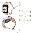 LOVE Shaped Bracelet Stainless Steel Watch Band for Apple Watch Series 3 & 2 & 1 42mm(Silver)