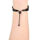 Double C-shaped Bracelet Stainless Steel Watch Band for Apple Watch Series 3 & 2 & 1 38mm(Black)