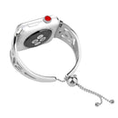 Double C-shaped Bracelet Stainless Steel Watch Band for Apple Watch Series 3 & 2 & 1 38mm(Silver)