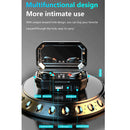 Portable TWS Wireless Earbuds With Charging Case Bluetooth 5.1 IPX7 Waterproof