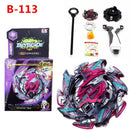 Rapidty Fight Burst Spinning Top Toy Hell Salamander.12.Op B-113 Starter With Grip Launcher Set