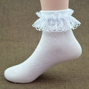 Cute Baby Girls Lace Ruffle Frilly Ankle Socks Sweet Princess Cotton Short Socks