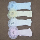 Pair Baby Girls Retro Lace Ruffle Frilly Ankle Sock Cotton Socks for 3-12 Years