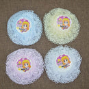 Pair Baby Girls Retro Lace Ruffle Frilly Ankle Sock Cotton Socks for 3-12 Years