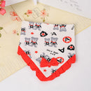 Infant Baby Kids Cotton Feeding Saliva Towel Dribble Triangle Bandana Bib Eyeful