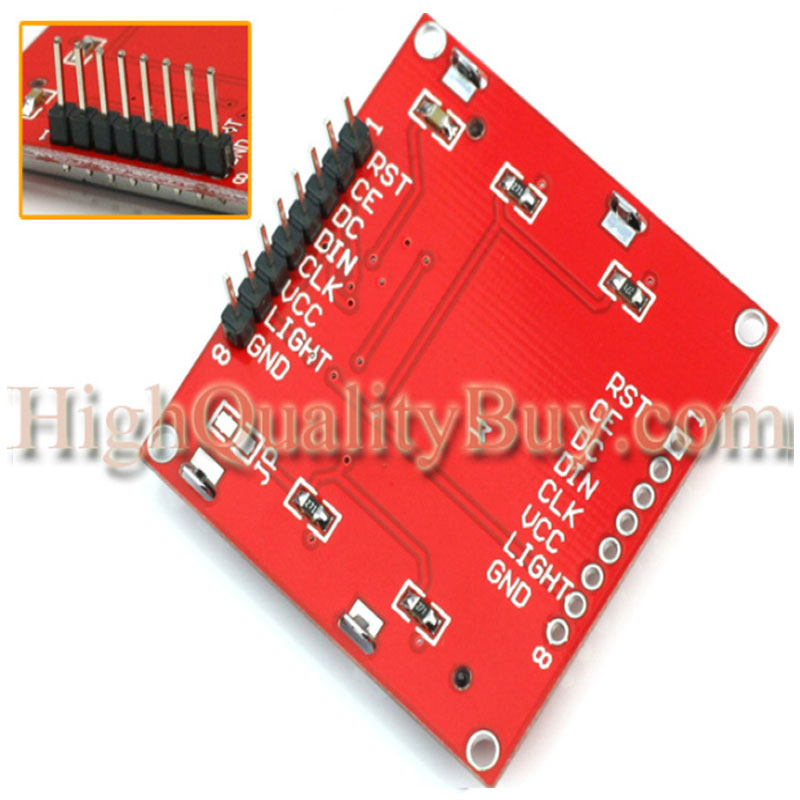 84x48 Pixel LCD Module White Backlight-Adapter Led PCB For Nokia 5110 Best 1 x