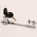 Drawers Cabinet Display Cases Showcase Sliding Glass Push Door Keyed Lock 2Keys
