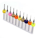10pcs/set Pcb Print Circuit Board Carbide Cnc Mini Micro Drill Bits 0.3mm-1.2 Mm