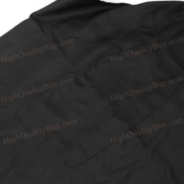 1 x Black Kitchen Household Restaurant Chef Full Bib Apron With Pocket Best