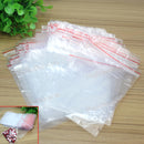 100 x Clear Plastic Reclosable Bags Jewelry Craft Resealable Hot