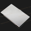 Portable Stainless Steel Business Name Credit ID Cards Holder Keeper Box Cases