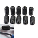 10 x Snap On 5Mm Ferrite Bead Choke Coil Clamp Rfi Emi Cable Clip Noise New