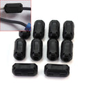 10 x Snap On 5Mm Ferrite Bead Choke Coil Clamp Rfi Emi Cable Clip Noise New