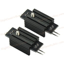 2 Pcs 1117 DC-DC Step-down Power Supply Module 3.3V with Heat Sink Black