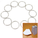 10Pcs Hinged Rings Binder Craft Split Hinge For Scrapbooking Photo Album Hot