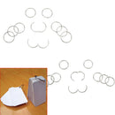 10Pcs Hinged Rings Binder Craft Split Hinge For Scrapbooking Photo Album Hot