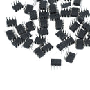 40 x 4.5V-16V NE555P Single Timer Chip IC 555 8 Pin DIP Sockets Black Hot