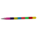 10 X Colorful Stacker Pencil Kid Children Writing School Student Stationery Hot