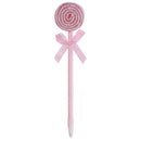 5x Lollipop Ball Point Ballpoint Pens Student Office Stationery Writing Pen