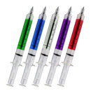 12 Stationery Syringe Shape Pens Ball Point Pen Fashion Pens For Hospital Nurse