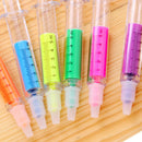 Cute Syringe Highlighters Pen Marker Needle Ball Point Nurse Hospital New 1 PC
