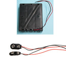 10 x Durable 9V Battery Button Clip Connection Card Holder Type I W / New Hot