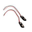10 x Durable 9V Battery Button Clip Connection Card Holder Type I W / New Hot